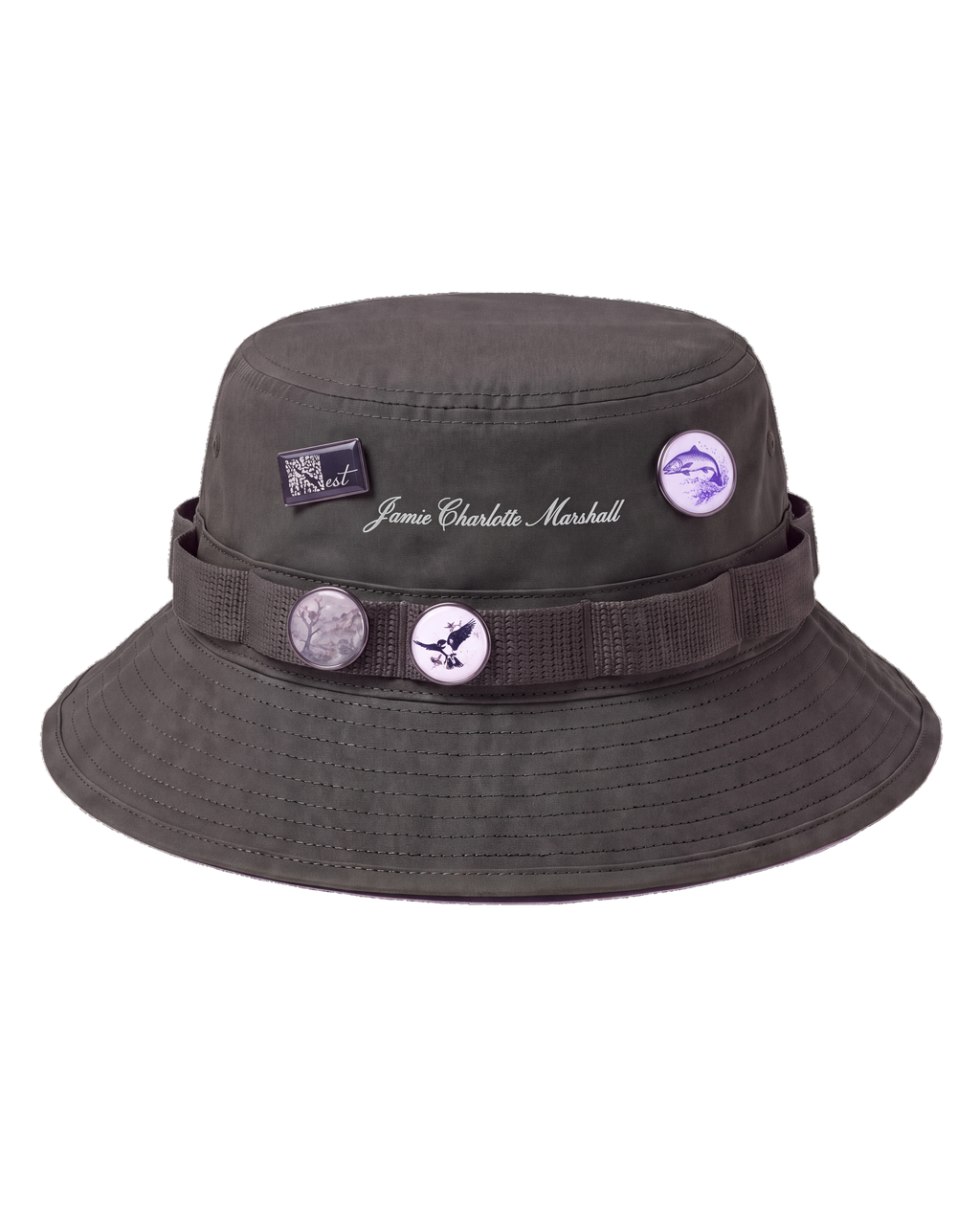 Bucket Hat With Pins